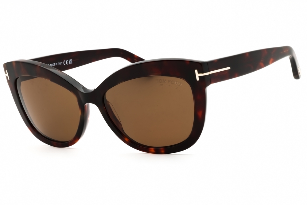 NWT Tom Ford FT0524-54H Red Cat-Eye 56mm Sunglasses